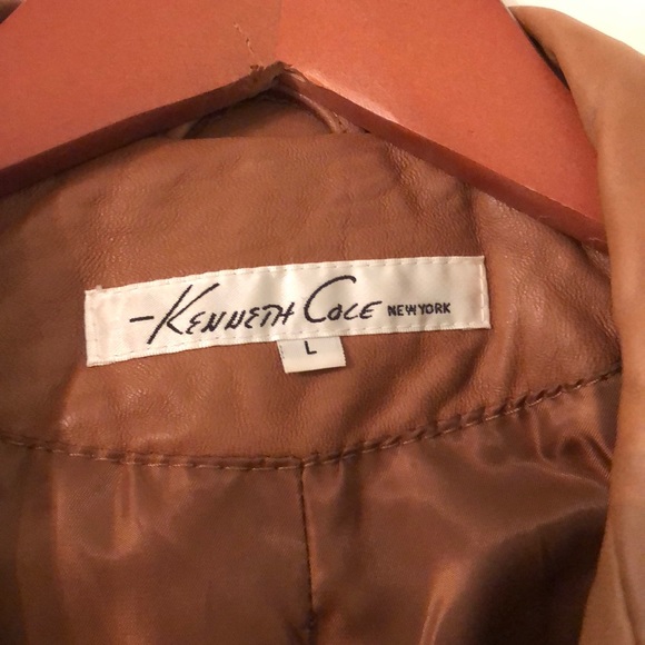 Kenneth Cole New York Leather Moto Jacket - Picture 2 of 6